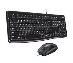 Logitech wired keyboard and mouse